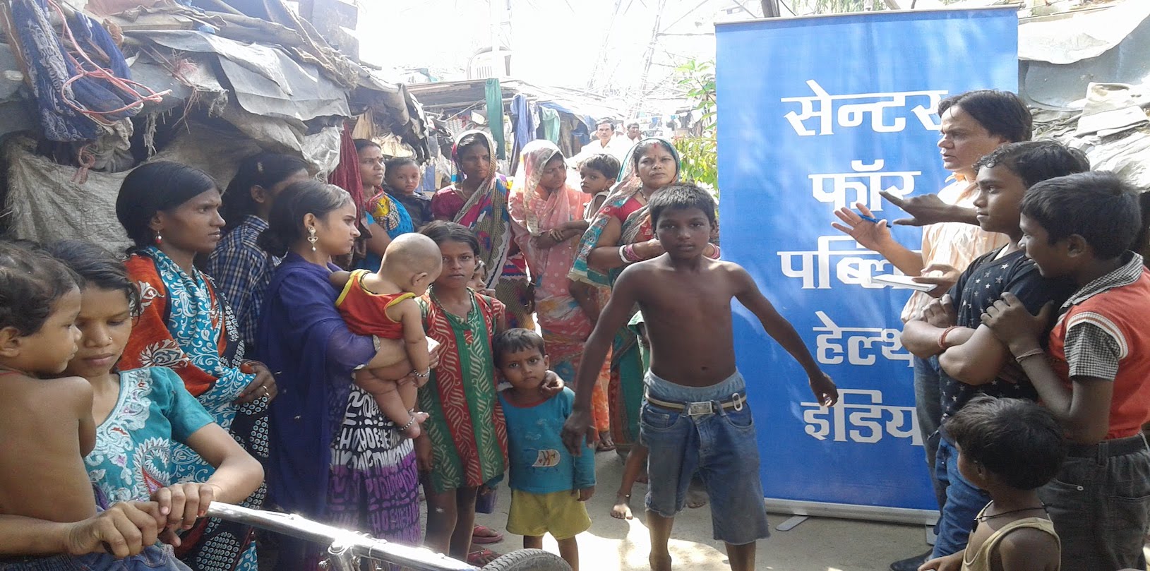 Health awareness among underpriviledged population in Delhi slums