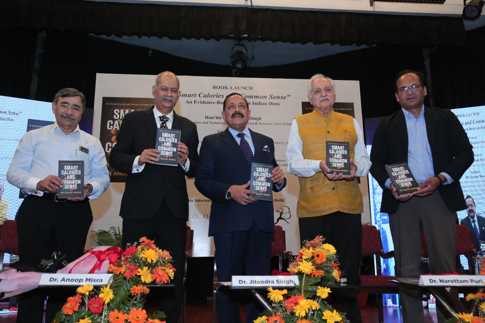 Dr Misra With Minister