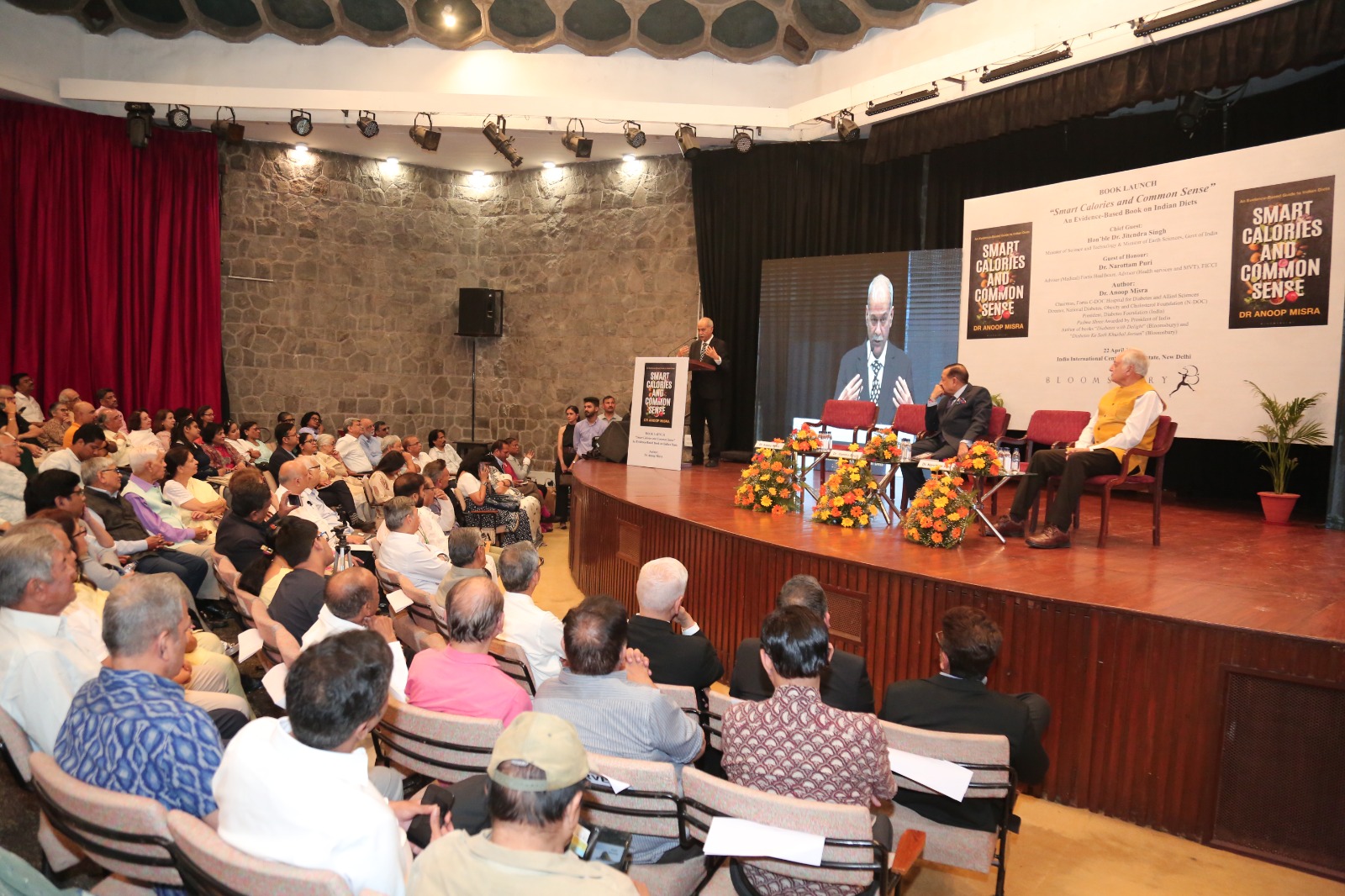 Dr Misra addressing the crowd